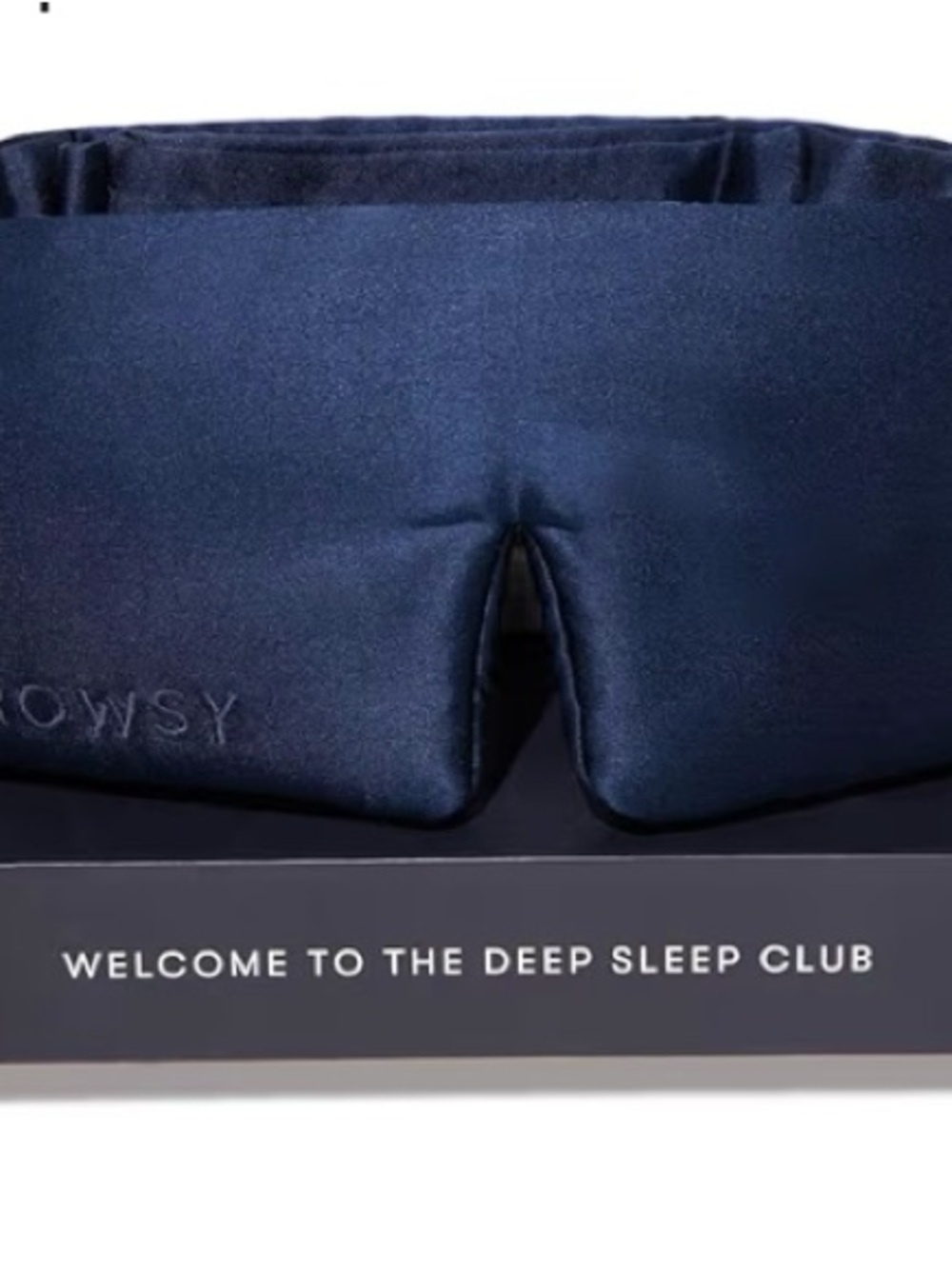 Drowsy Silk Sleep Mask - Midnight Blue
